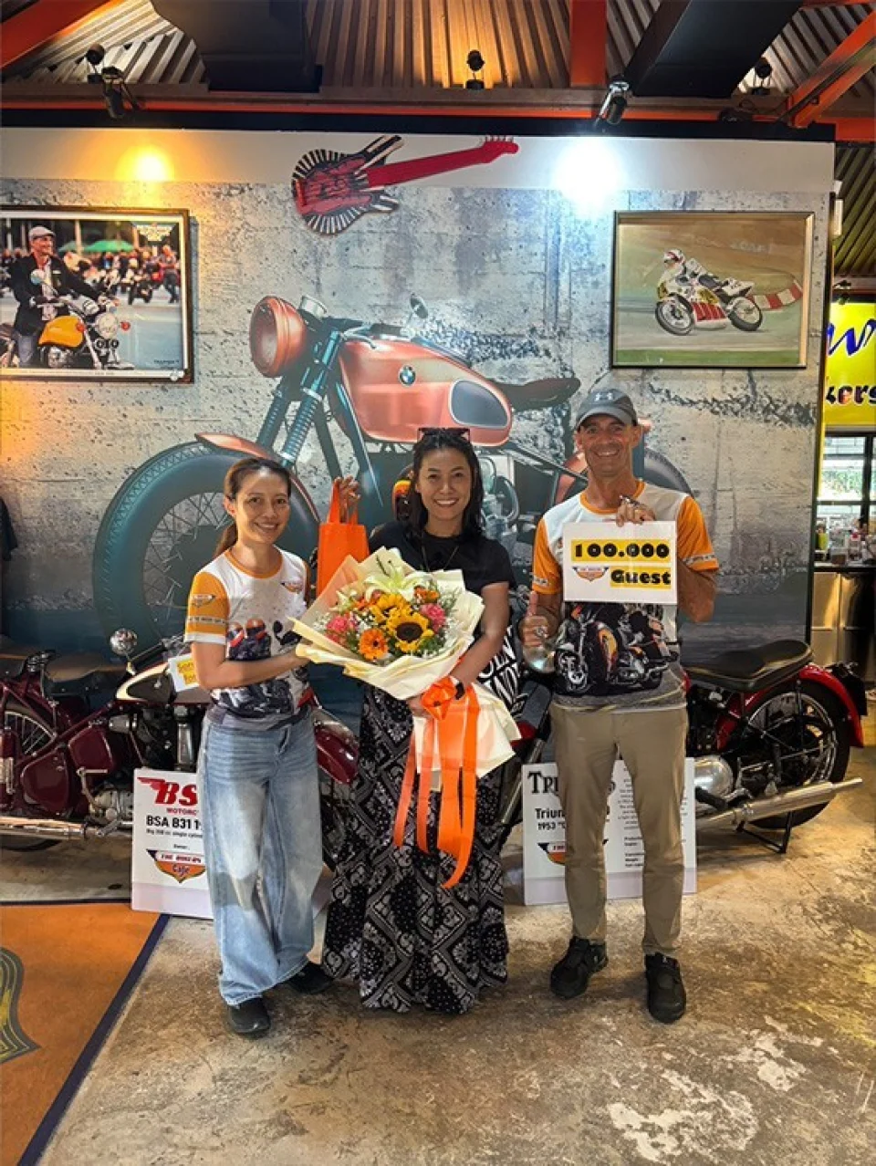 At The Bikers Café, spring 2025