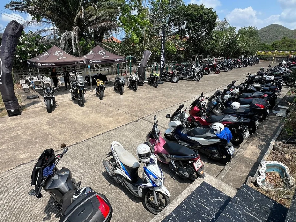 At The Bikers Café, spring 2025