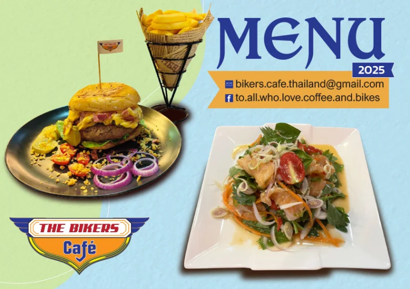 Cover of the 2025 food menu