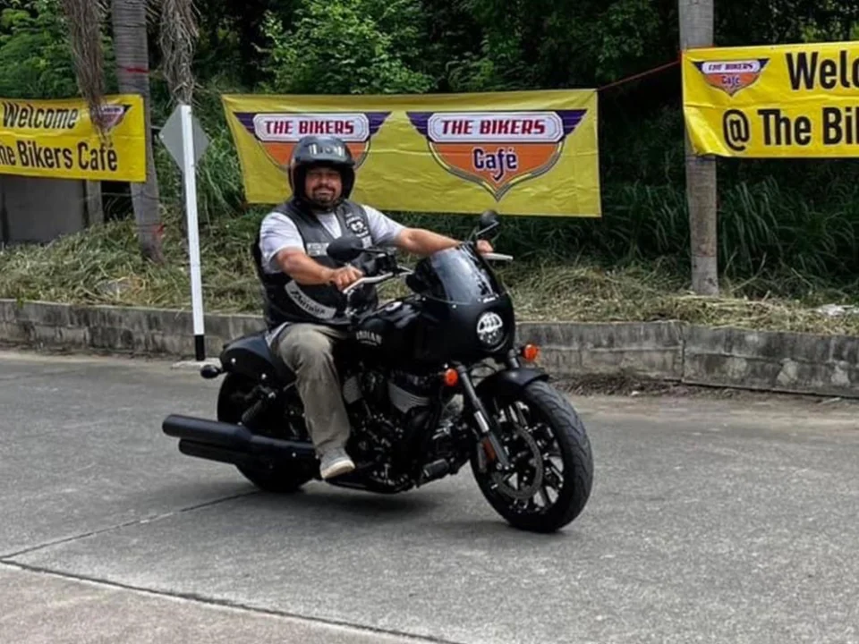 The November 2023 meet at The Bikers Café