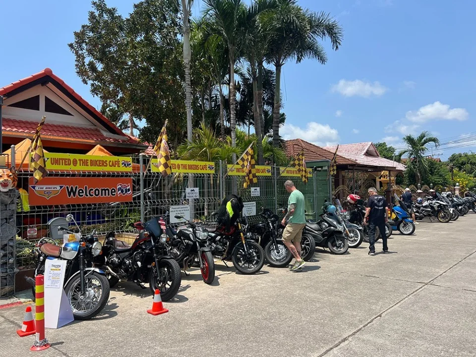 At The Bikers Café, spring 2025